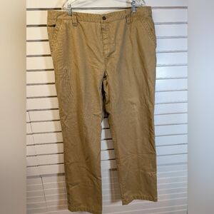 L.L. Bean Katahdin Iron works Flannel Lined utility pants 42x34 EUC